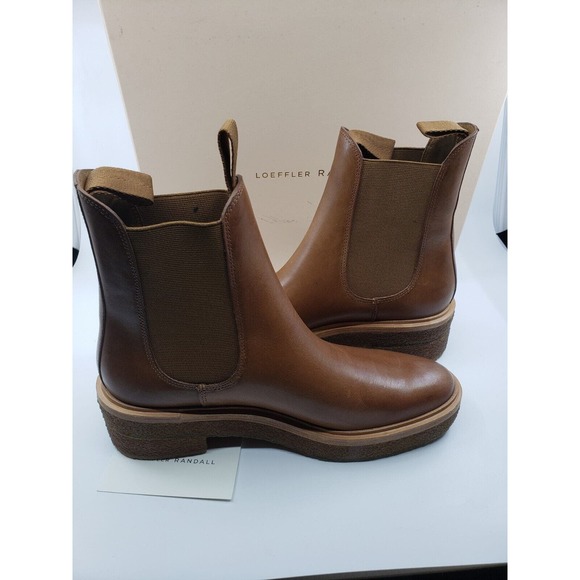 LOEFFLER RANDALL WOMENS Raquel Safari Pull-On CHELSEA Boot $395 US SZ 10 LEATHER - Picture 7 of 8